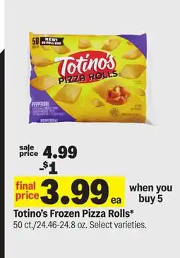 Meijer Totino's Frozen Pizza Rolls offer