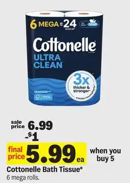 Meijer Cottonelle Bath Tissue offer