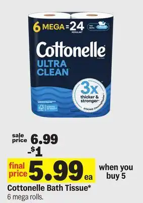 Meijer Cottonelle Bath Tissue offer