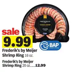 Meijer Frederik's by Meijer Shrimp Ring offer