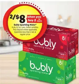Meijer Bubly Sparkling Water offer