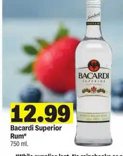 Meijer Bacardi Superior Rum offer