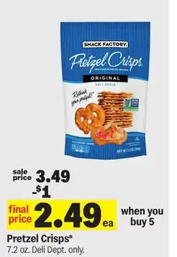 Meijer Pretzel Crisps offer