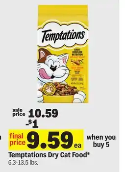 Meijer Temptations Dry Cat Food offer