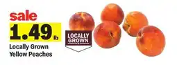 Meijer Locally Grown Yellow Peaches offer