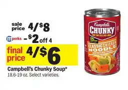 Meijer Campbell's Chunky Soup offer