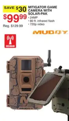 Dunham's Sports MUDDY MITIGATOR GAME CAMERA WITH SOLAR-PAK offer