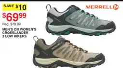 Dunham's Sports MEN'S OR WOMEN'S CROSSLANDER 3 LOW HIKERS offer