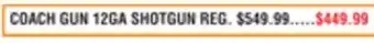 Dunham's Sports COACH GUN 12GA SHOTGUN offer