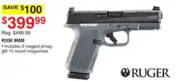 Dunham's Sports RUGER RXM 9MM offer