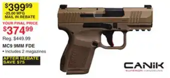 Dunham's Sports MC9 9MM FDE offer