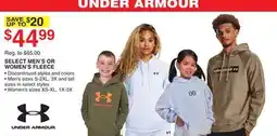 Dunham's Sports UNDER ARMOUR SELECT MEN'S OR WOMEN'S FLEECE offer