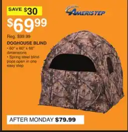 Dunham's Sports AMERISTEP DOGHOUSE BLIND offer