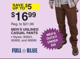 Dunham's Sports MEN'S UNLINED CASUAL PANTS offer