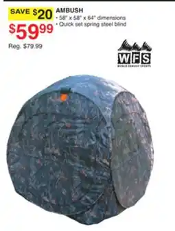 Dunham's Sports AMBUSH SPRING STEEL BLIND offer