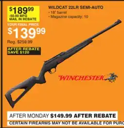Dunham's Sports WINCHESTER WILDCAT 22LR SEMI-AUTO offer