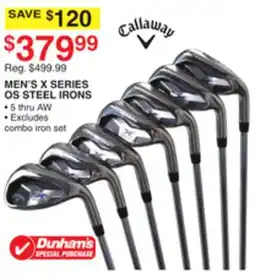 Dunham's Sports MEN'S X SERIES OS STEEL IRONS offer