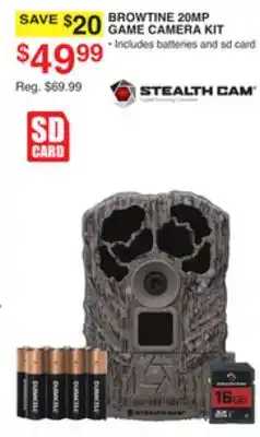 Dunham's Sports BROWTINE 20MP GAME CAMERA KIT offer