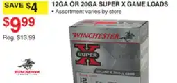 Dunham's Sports WINCHESTER 12GA OR 20GA SUPER X GAME LOADS offer