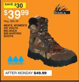 Dunham's Sports MEN'S, WOMEN'S OR YOUTH BIG BUCK 800 HUNTING BOOTS offer