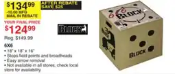 Dunham's Sports 6X6 TARGET offer
