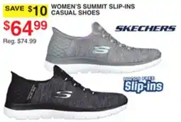 Dunham's Sports SKECHERS WOMEN'S SUMMIT SLIP-INS CASUAL SHOES offer