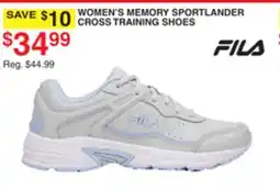 Dunham's Sports FILA WOMEN'S MEMORY SPORTLANDER CROSS TRAINING SHOES offer