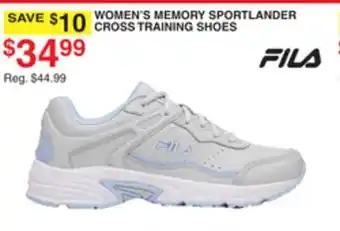 Dunham's Sports FILA WOMEN'S MEMORY SPORTLANDER CROSS TRAINING SHOES offer