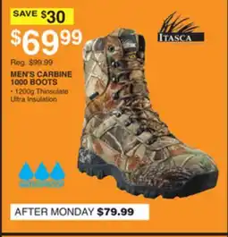 Dunham's Sports ITASCA MEN'S CARBINE 1000 BOOTS offer