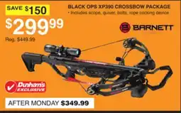 Dunham's Sports BLACK OPS XP390 CROSSBOW PACKAGE offer