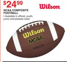 Dunham's Sports WILSON NCAA COMPOSITE FOOTBALL offer