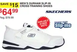 Dunham's Sports SKECHERS MEN'S DURHAM SLIP-IN CROSS TRAINING SHOES offer