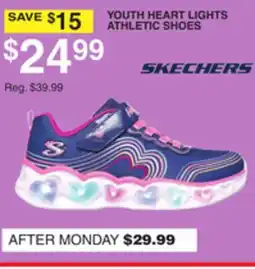 Dunham's Sports SKECHERS YOUTH HEART LIGHTS ATHLETIC SHOES offer