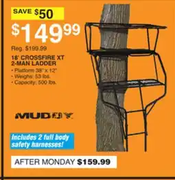 Dunham's Sports 18' CROSSFIRE XT 2-MAN LADDER offer