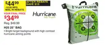 Dunham's Sports HURRICANE H25 25 BAG offer