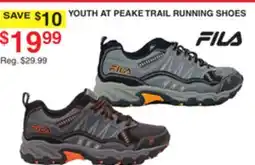 Dunham's Sports FILA YOUTH AT PEAKE TRAIL RUNNING SHOES offer