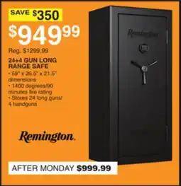 Dunham's Sports 24+4 GUN LONG RANGE SAFE offer