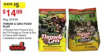 Dunham's Sports THROW & GRO FOOD PLOT offer