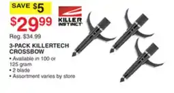 Dunham's Sports 3-PACK KILLERTECH CROSSBOW offer