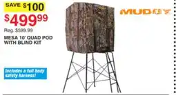 Dunham's Sports MUDDY MESA 10' QUAD POD WITH BLIND KIT offer
