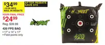 Dunham's Sports 420 FPS BAG offer