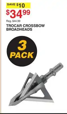 Dunham's Sports TROCAR CROSSBOW BROADHEADS offer