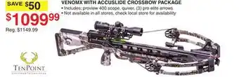 Dunham's Sports VENOMX WITH ACCUSLIDE CROSSBOW PACKAGE offer