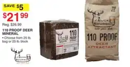 Dunham's Sports 110 PROOF DEER MINERAL offer