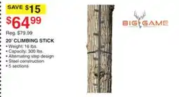 Dunham's Sports 20' CLIMBING STICK offer