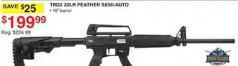 Dunham's Sports TM22 22LR FEATHER SEMI-AUTO offer