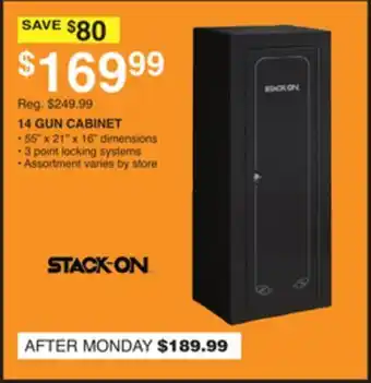 Dunham's Sports STACK ON 14 GUN CABINET offer
