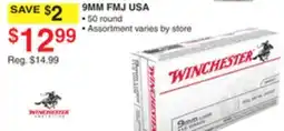 Dunham's Sports WINCHESTER 9MM FMJ USA offer