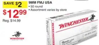Dunham's Sports WINCHESTER 9MM FMJ USA offer