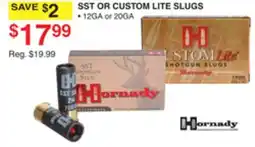 Dunham's Sports SST OR CUSTOM LITE SLUGS offer